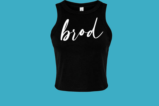 Cursive BROD Female Tank